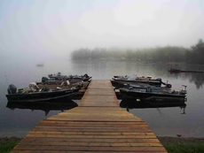 Free boat launching and docking for camp guests.  Click to enlarge.